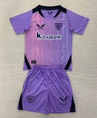 2024-2025 Athletic Bilbao 2nd Away Purple Soccer Uniform-AY