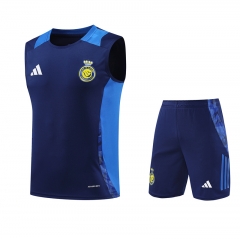 2024-2025 Al-Nassr FC Royal Blue Thailand Soccer Vest Uniform-418