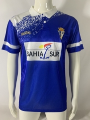 Retro Version 93-94 San Fernando CD Away Blue Thailand Soccer Jersey AAA-503