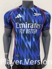 (S-3XL) Player Version 2025-2026 Arsenal Away Blue Thailand Soccer Jersey AAA-5931