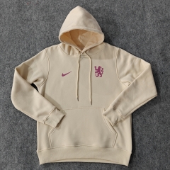 2024-2025 Chelsea Beige Thailand Soccer Tracksuit With Hat-LH