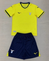 2024-2025 Lazio Away Yellow Soccer Uniform-AY