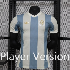 Player Version 2024-2025 Anniversary Edition Argentina Blue&White Thailand Soccer Jersey AAA-888