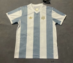 50th Anniversary Edition Argentina Blue&White Thailand Soccer Jersey AAA-9070