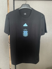 2024-2025 Argentina Black Cotton T-shirt-7411