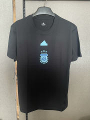 2024-2025 Argentina Black Cotton T-shirt-7411