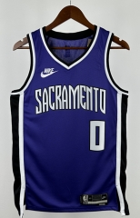2025 Retro Version Sacramento Kings Purple #0 NBA Jersey-311