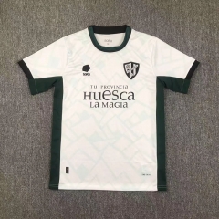 2024-2025 Huesca Away White Thailand Soccer Jersey AAA-417
