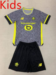 2024-2025 Lille 2nd Away Gray Kid/Youth Soccer Uniform-AY