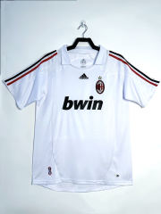 Retro Version 07-08 AC Milan Away White Thailand Soccer Jersey AAA-811