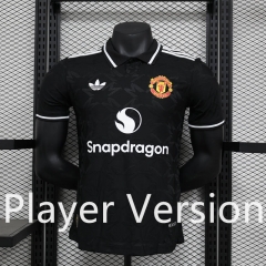 Player Version Special Version 2024-2025 Manchester United Black Thailand Soccer Jersey AAA-888