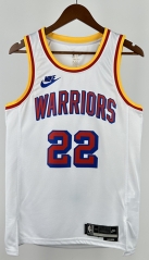 2025 Retro Golden State Warriors White #22 NBA Jersey-311