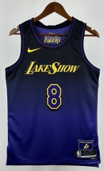 2025 City Edition Los Angeles Lakers Blue&Purple #8 NBA Jersey-311