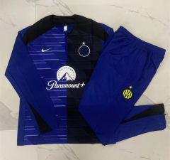 2024-2025 Inter Milan Camouflage Blue Thailand Soccer Tracksuit-815