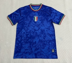 (S-4XL) 2024-2025 Commemorative Edition Italy Blue Thailand Soccer Jersey AAA-2336