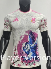 Player Version 2024-2025 Special Version Japan White&Pink Thailand Soccer Jersey AAA-SJ