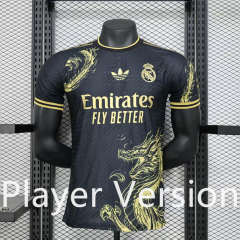 Player Version 2024-2025 Special Version Real Madrid Black Thailand Soccer Jersey AAA-888