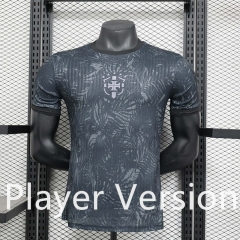 Player Version 2025-2026 Special Version Brazil Black&Gray Thailand Training Soccer Jersey AAA-888