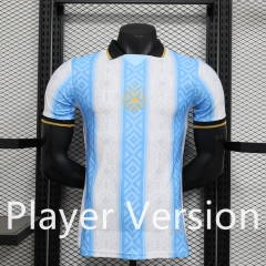Player Version 2025-2026 Special Version Argentina Blue&White Thailand Soccer Jersey AAA-888