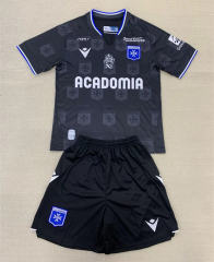 2024-2025 AJ Auxerre Away Black&Gray Soccer Uniform-AY