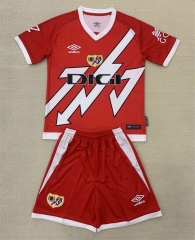 2024-2025 Rayo Vallecano Away Red Soccer Unifrom-AY