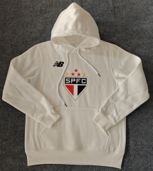 2024-2025 Sao Paulo Futebol Clube White Thailand Soccer Tracksuit With Hat-LH