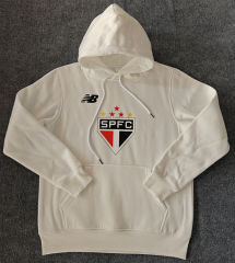 2024-2025 Sao Paulo Futebol Clube White Thailand Soccer Tracksuit With Hat-LH
