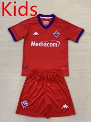 2024-2025 Fiorentina 2nd Away Red Kid/Youth Soccer Uniform-AY