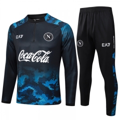 2024-2025 Napoli Ink Jet Black Thailand Soccer Tracksuit -815