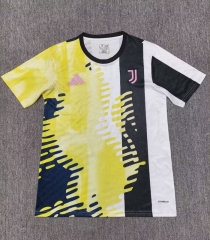 2025-2026 Juventus FC Yellow&Black Thailand Training Soccer Jersey AAA-7209