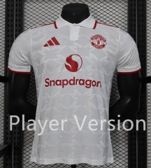 Player Version 2025-2026 Special Version Manchester United White Thailand Soccer Jersey AAA-888