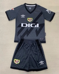 2024-2025 Rayo Vallecano 2nd Away Black&Gray Soccer Unifrom-AY