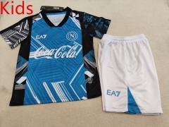 2024-2025 Napoli Blue Kids/Youth Soccer Uniform-507