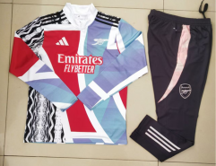 (S-3XL) 2024-2025 Arsenal Red&Blue Thailand Soccer Tracksuit-GDP