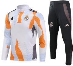 (S-3XL) 2024-2025 Real Madrid Yellow&Blue&Gray Thailand Soccer Tracksuit-GDP