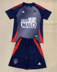 2024-2025 Stade Brestois 29 2nd Away Royal Blue Soccer Uniform-AY