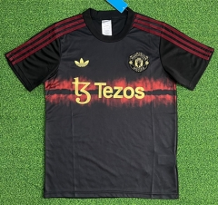 (S-4XL) 2025-2026 New Year Special Edition Manchester United Black Thailand Soccer Jersey AAA-403