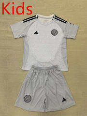 2024-2025 Leicester City 2nd Away Gray Kids/Youth Soccer Uniform-AY