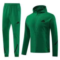 2024-2025 Adidas Green Thailand Soccer Jacket Uniform With Hat-LH