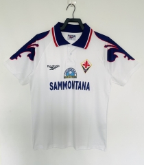 Retro Version 95-96 Fiorentina Away White Thailand Soccer Jersey AAA-811