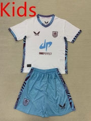 2024-2025 Burnley 2nd Away White Kids/Youth Soccer Uniform-AY
