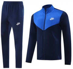 2024-2025 Nike Royal Blue Thailand Soccer Jacket Uniform-LH