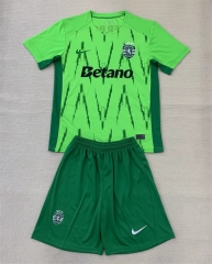 2024-2025 Sporting Clube de Portugal 3rd Away Green Soccer Uniform-AY
