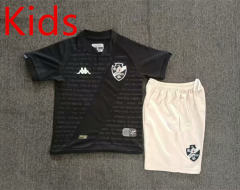 2024-2025 CR Vasco da Gama Goalkeeper Black Kids/Youth Soccer Uniform-2483