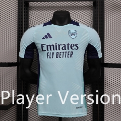 Player Version 2025-2026 Arsenal Light Blue Thailand Soccer Training Jersey AAA-888