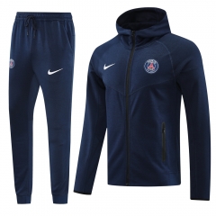 2024-2025 Paris SG Royal Blue Thailand Soccer Jacket Unifrom With Hat-LH