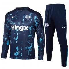 2024-2025 Chelsea Royal Blue Thailand Soccer Tracksuit-815