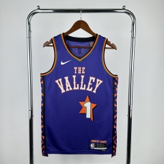 2025 City Edition Phoenix Suns Purple #1 Kids NBA Jersey-311