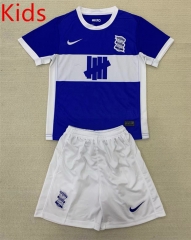 2024-2025 Birmingham City Home Blue&White Kid/Youth Soccer Uniform-AY
