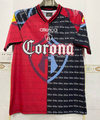 Retro Version98-99 Atlas Home Red&Black Thailand Soccer Jersey AAA-6895
